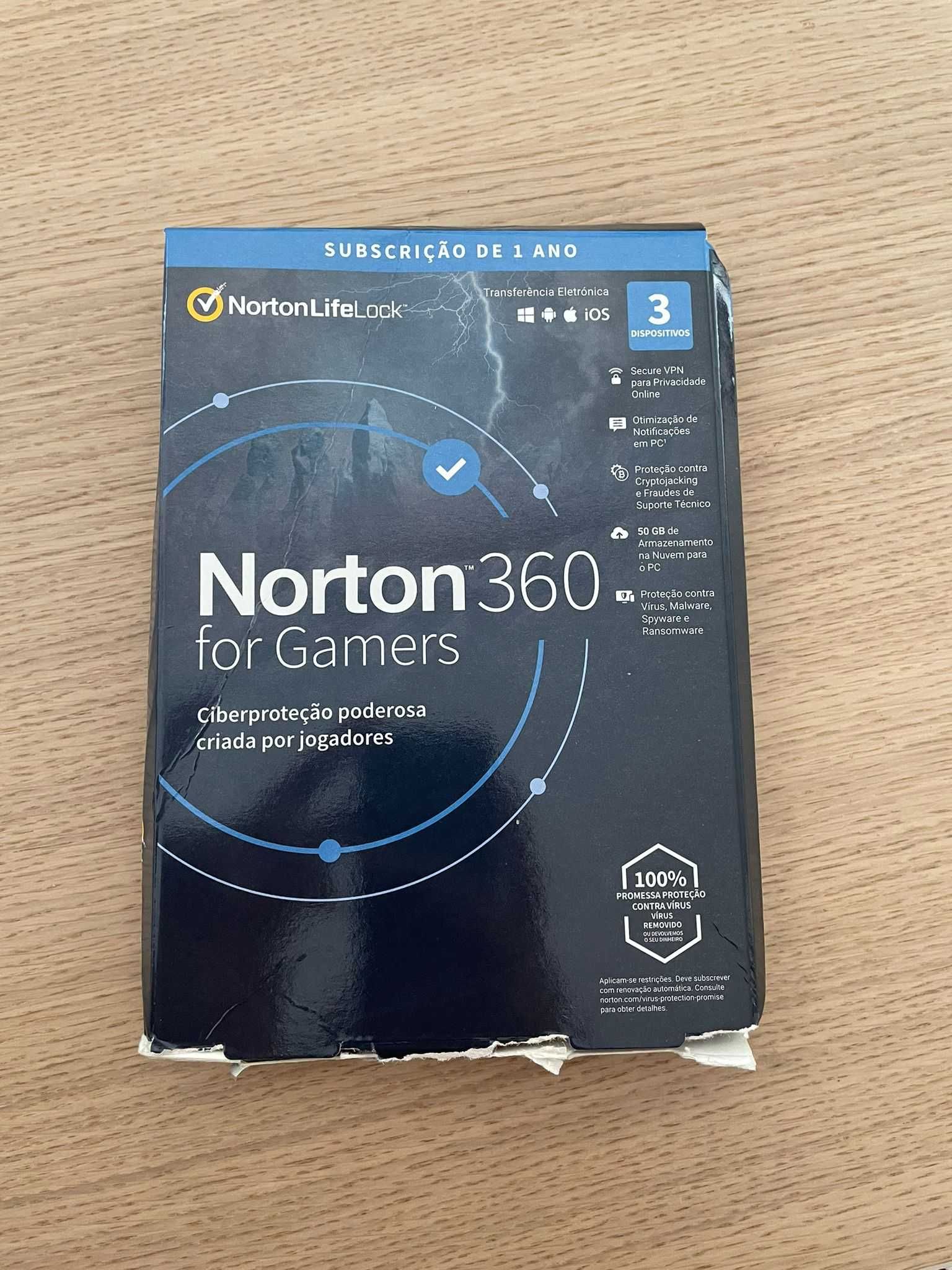 Anti Vírus  NORTON 360 FOR GAMERS 2021