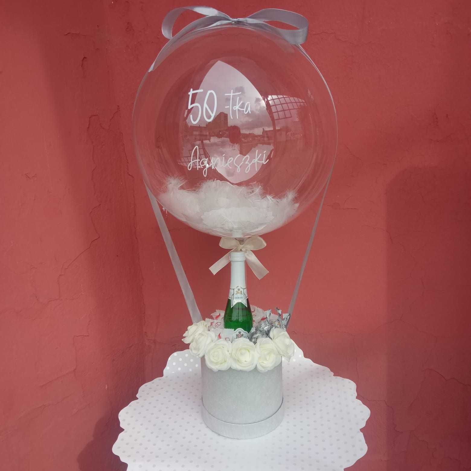 Ballonbox,flowerbox, balon krystaliczny,bobo,Bukiet słodyczy, balonbox