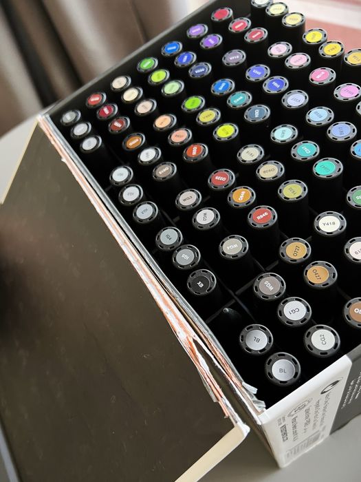 Winsor & Newton - Zestaw markerów alkoholowych (96 + 2 blendery)