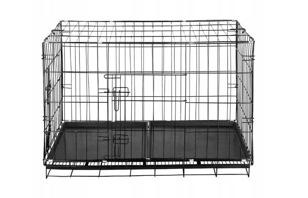 DUŻA klatka metalowa kojec dla psa / psów zwierząt 100x70x60 !!!