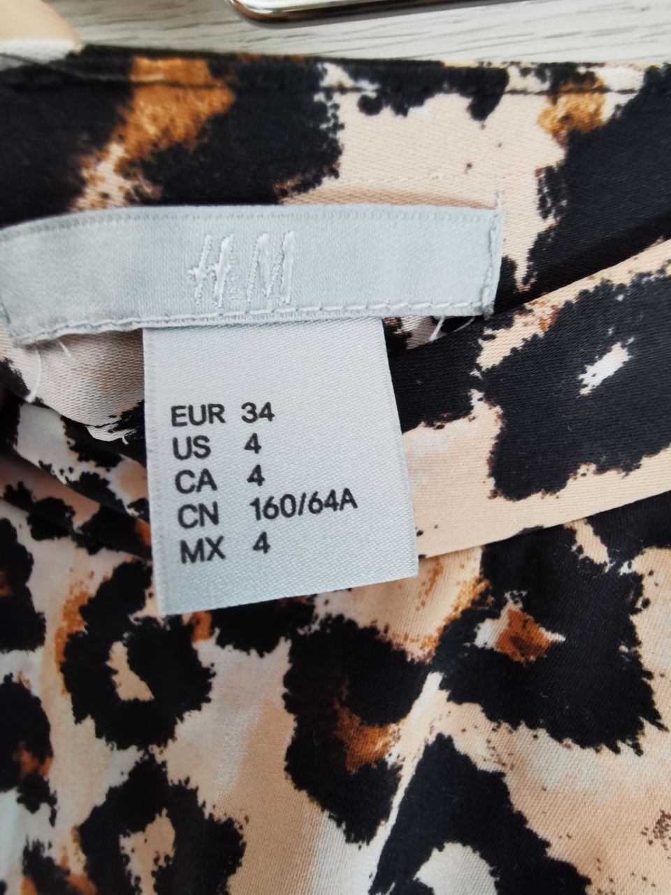 Spódnica H&M w panterkę - rozmiar 34