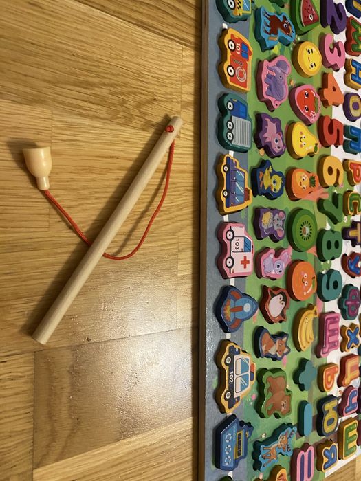 Логічна дошка сортер український алфавіт дерево WToys