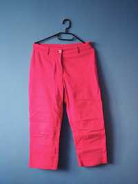Spodnie 3/4 w kolorze magenta