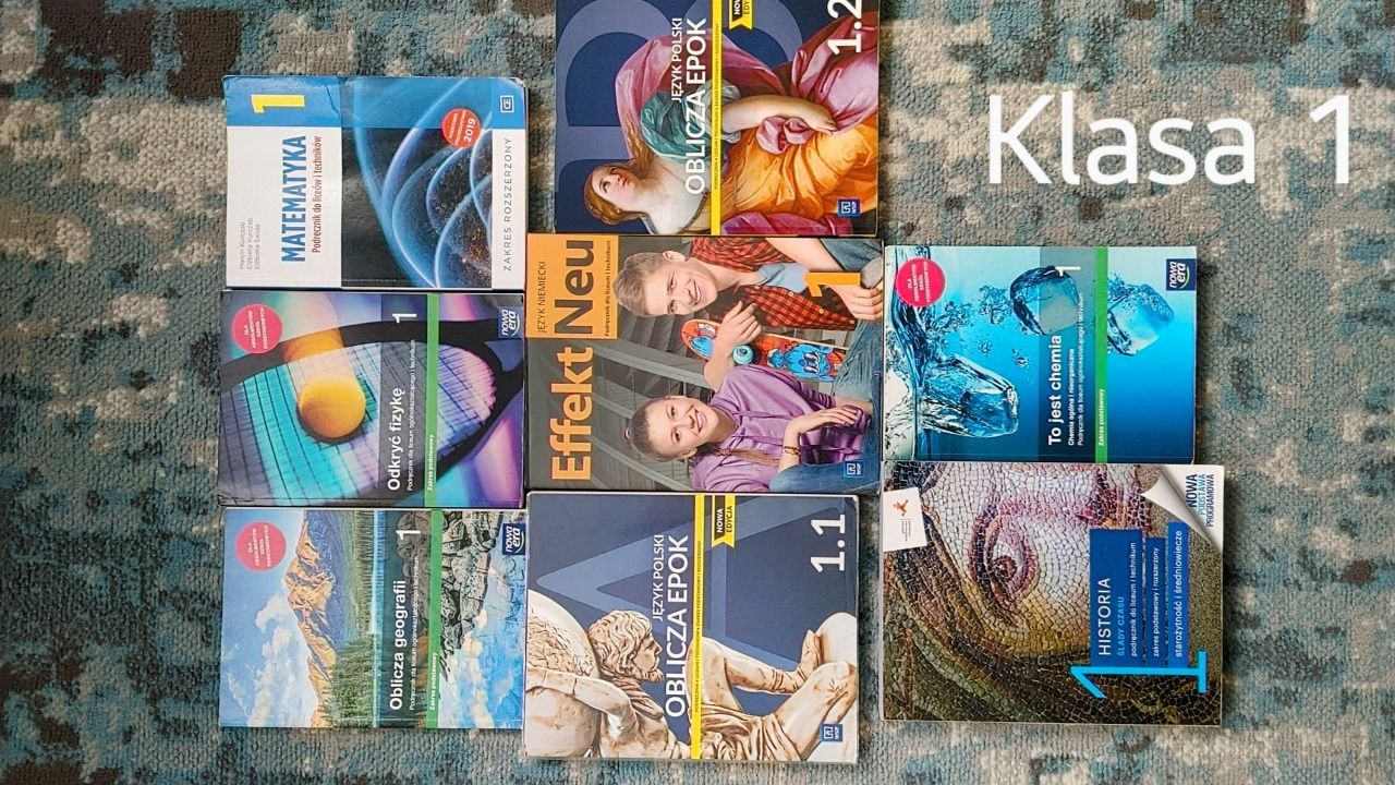 Zestaw Książek do 1 i 2 klasy Liceum