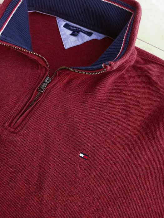 TOMMY HILFIGER  oryginalny sweter, bluza ze stójką 5XL, 6XL, 2XL