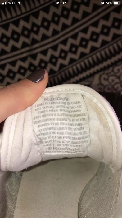 Sapatilhas Reebok brancas