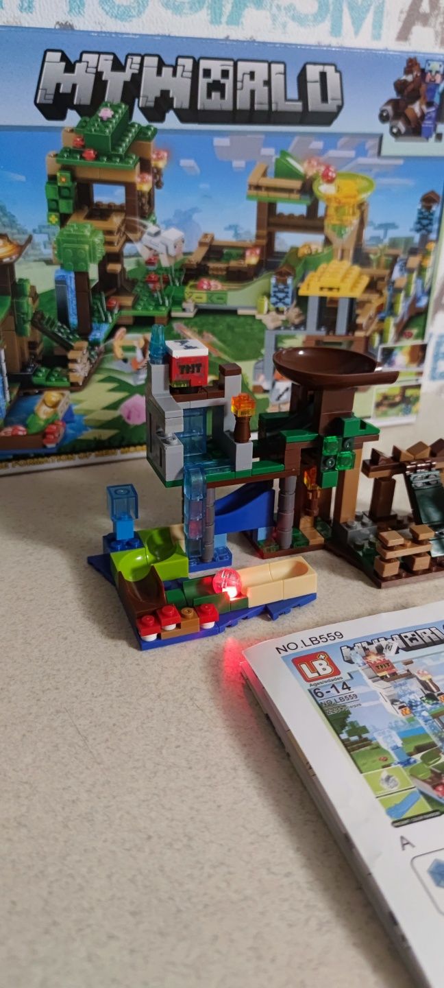 Zestaw klocków odpowiednik Minecraft LEGO