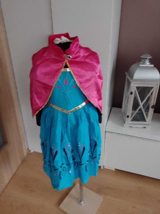 Strój karnawałowy ANNA ANNY Kraina Lodu Frozen kostium 98/104 (3)