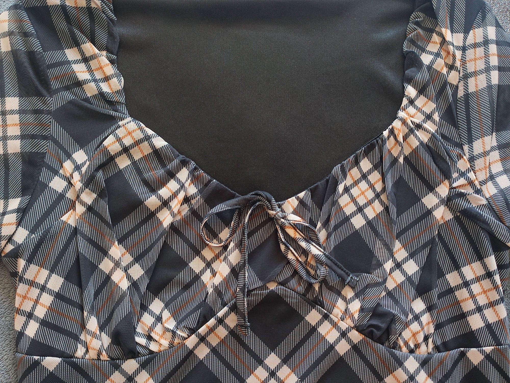 Vestido xadrez; tamanho 40