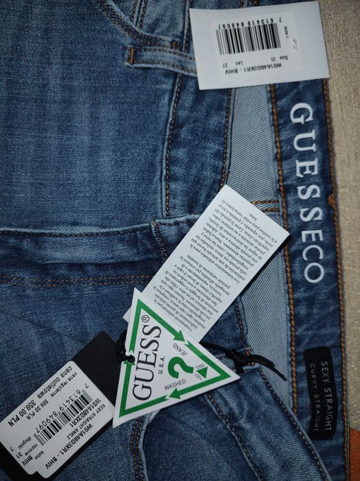 Jeansy Guess Nowe