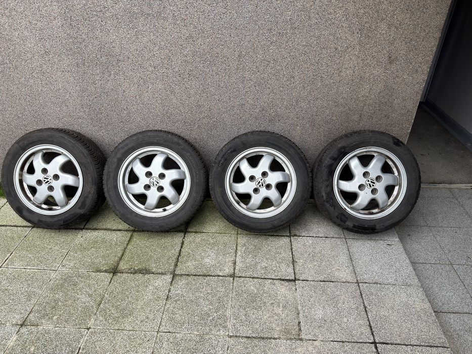 Alufelgi 14” z oponami wielosezon Hankook 185/60 R14