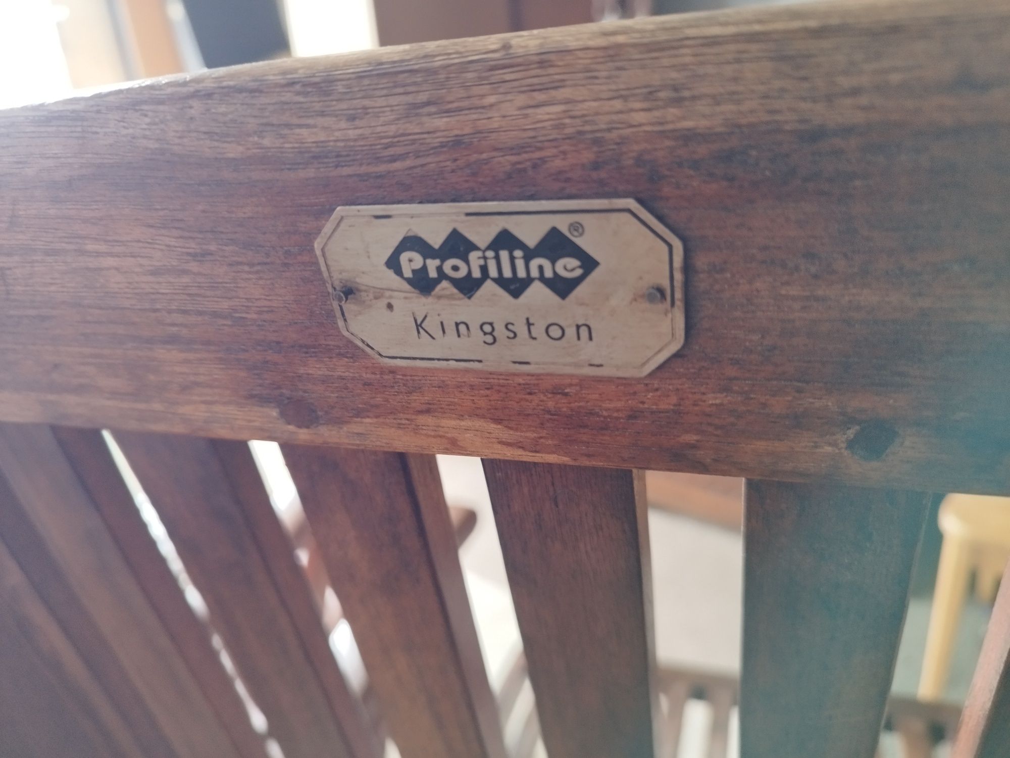 fotele ogrodowe drewno tekowe Profiline Kingston