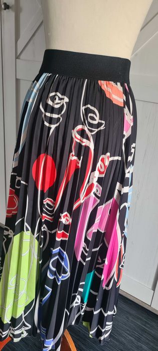 Spódnica maxi plisowana