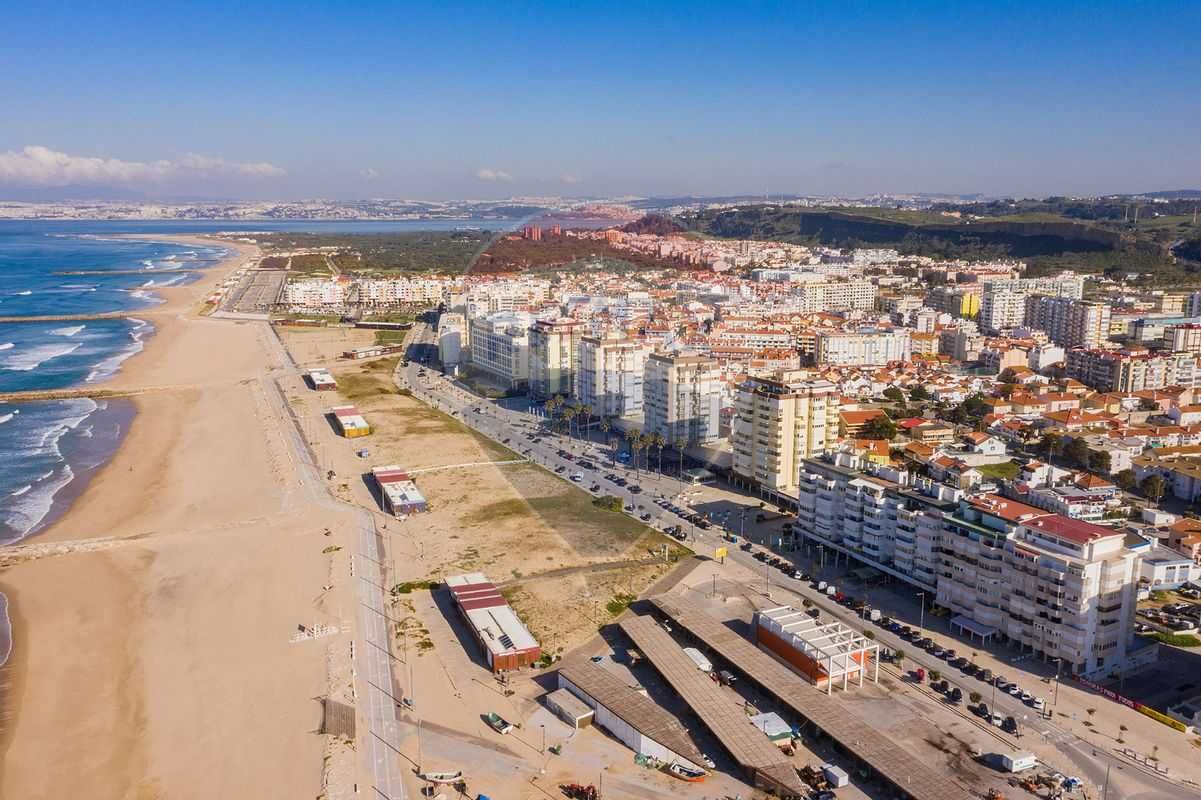 T1 na Primeira linha de praia no Sol da Caparica