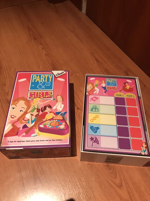 Brinquedo educativo marca  Hichhorn jogo party & co girls (novo)