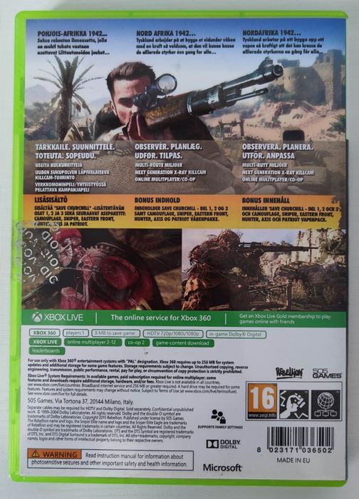 Gra Sniper Elite 3 Ultimate Edition PL Xbox 360