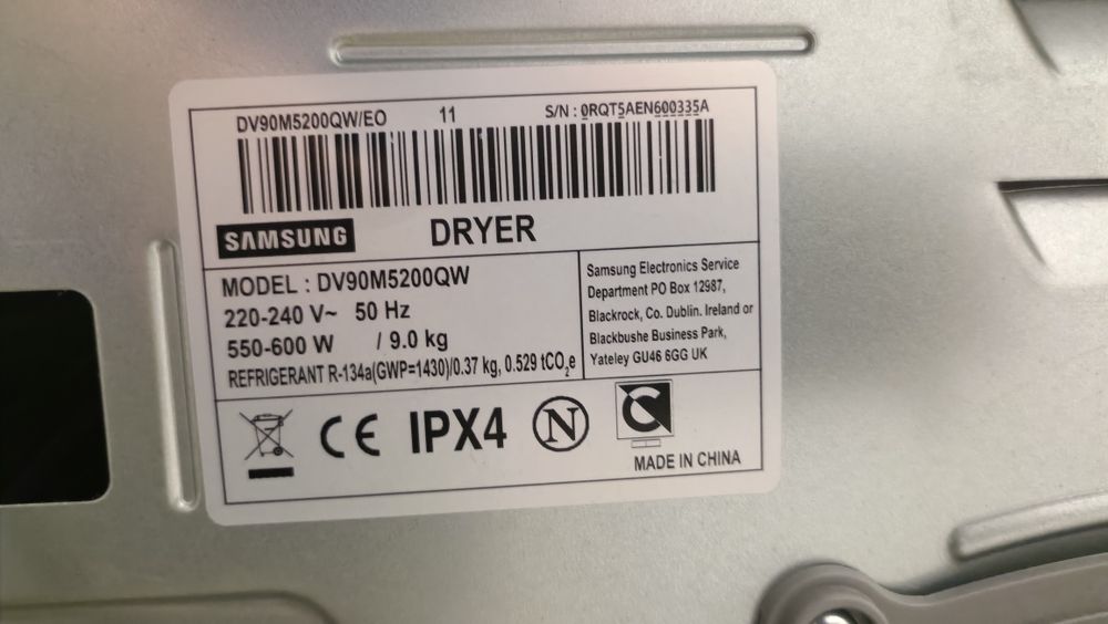 Części suszarka Samsung Optimal Dry