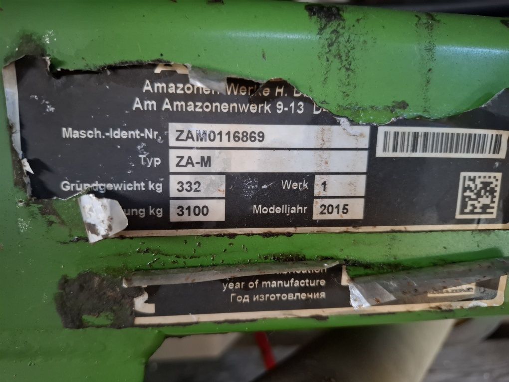 Rozsiewacz Amazone ZAM 1501 poj 2500l