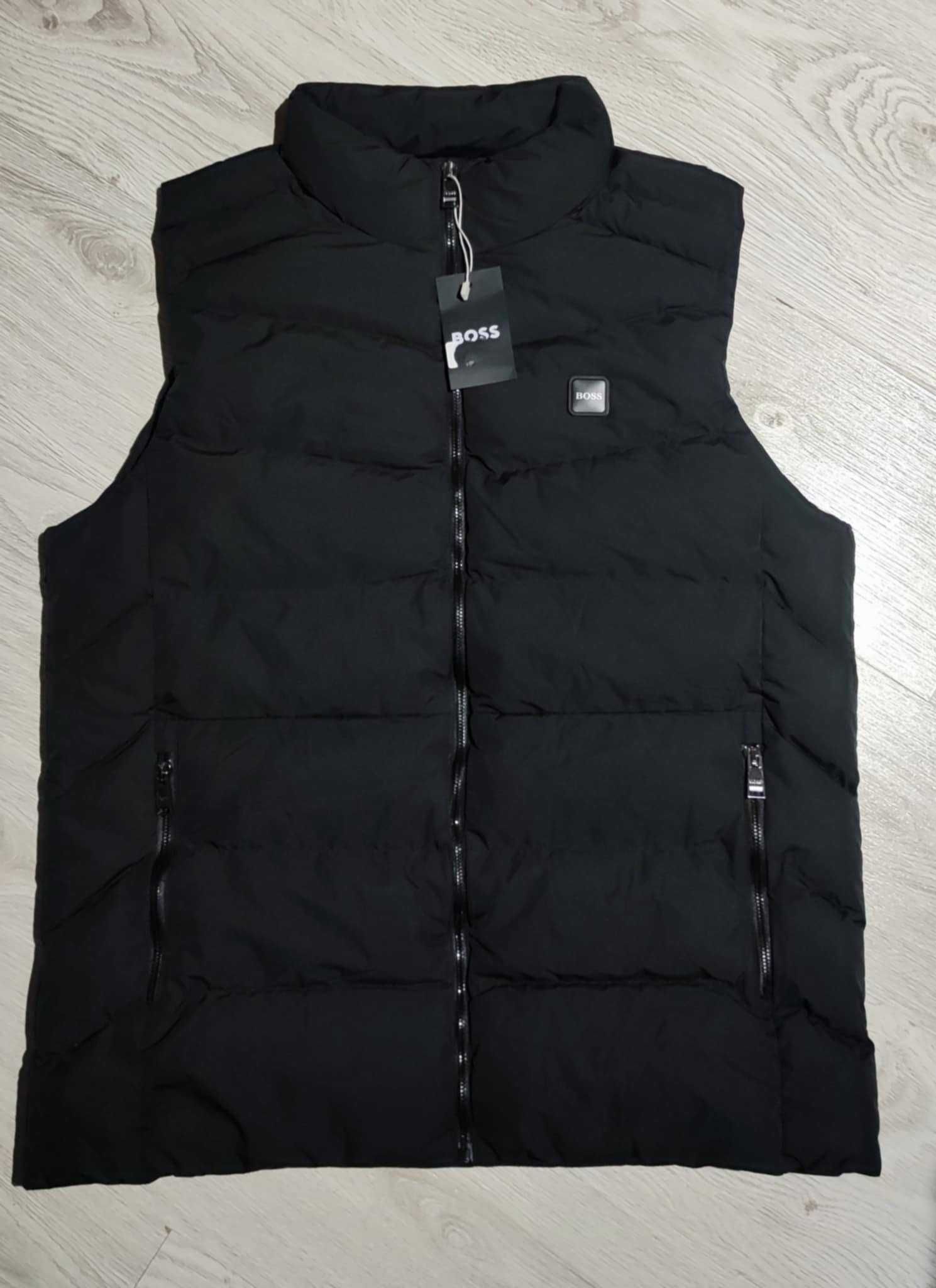Nowa kamizelka bezrękawnik czarna Hugo Boss XL uniseks