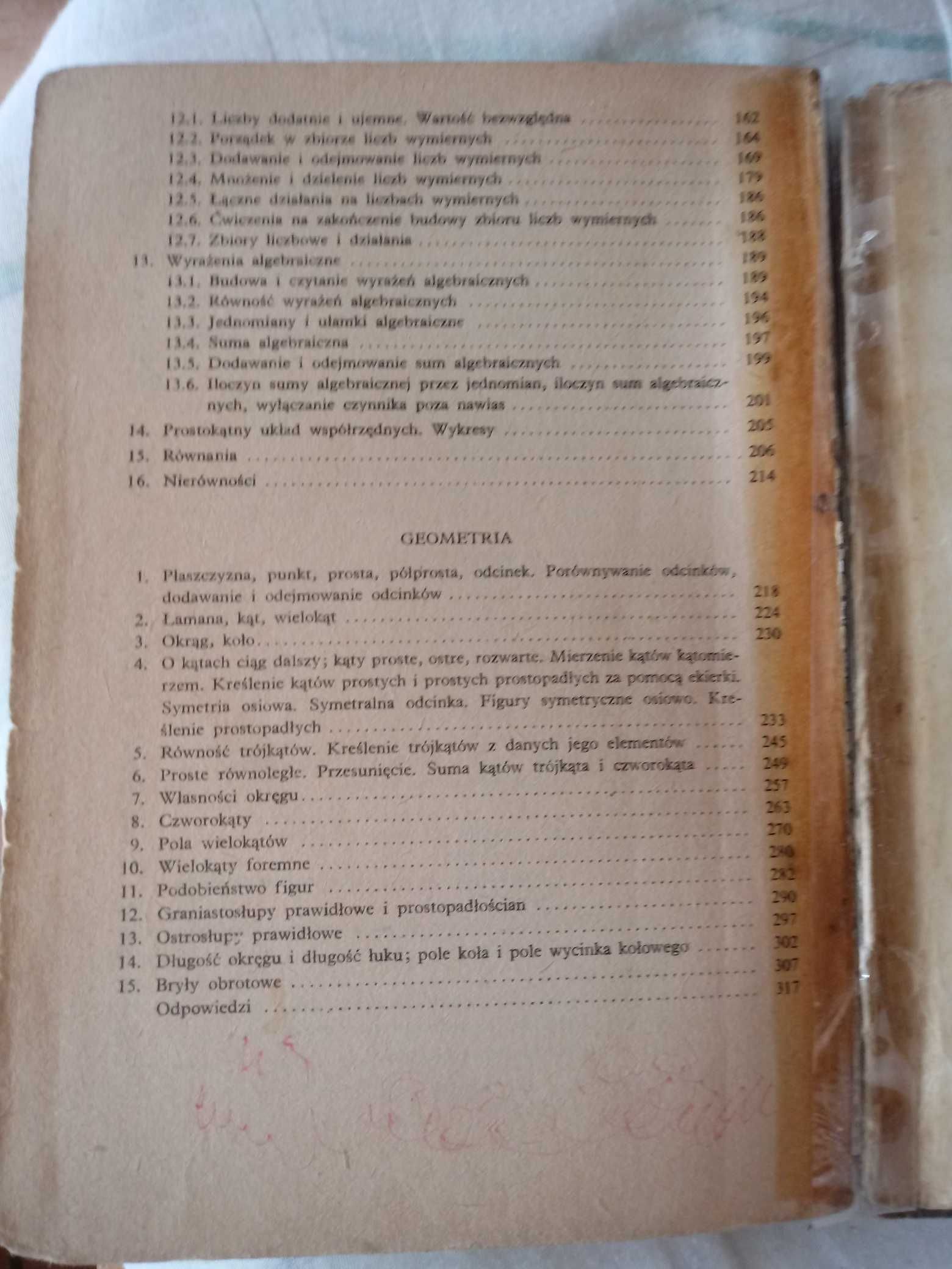 Zbiory zadań z matematyki dla szkoły podstawowej klasa 5,6,7 i 8.