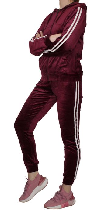 KOMPLET damski welurowy rozmiary od M-3XL