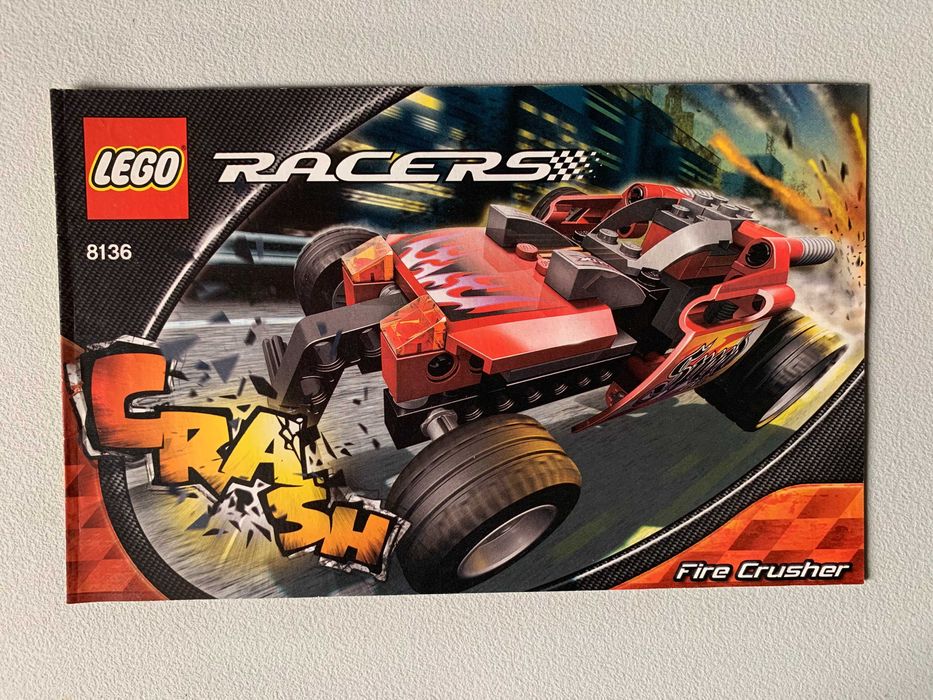 Manual Lego Racers 8136 - Fire Crusher