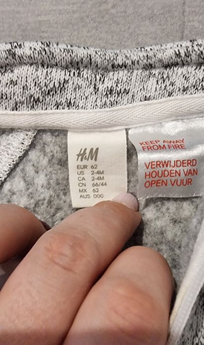 Kombinezon H&M rozmiar 62 super stan