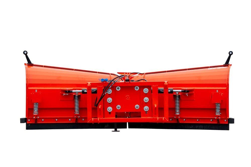 Pług komunalny składany Metal Technik do ładowarki ciągnika wózka MOC!