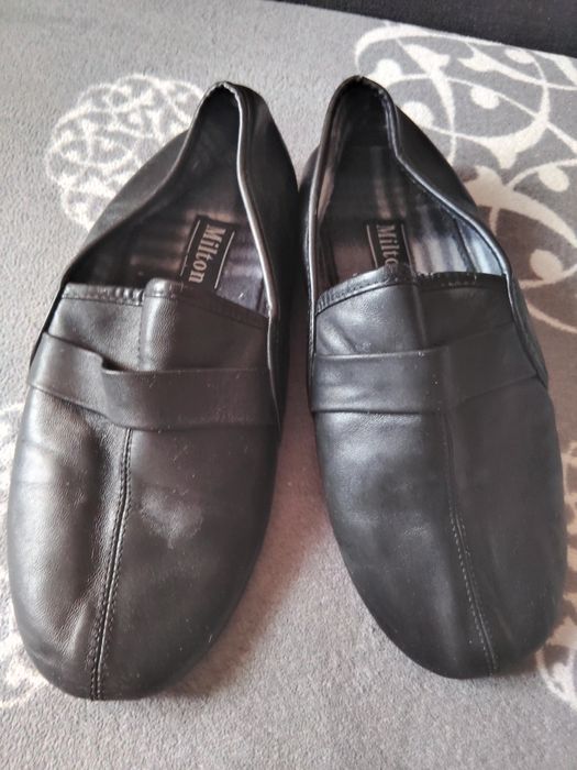 Kapcie męskie skórzane 43