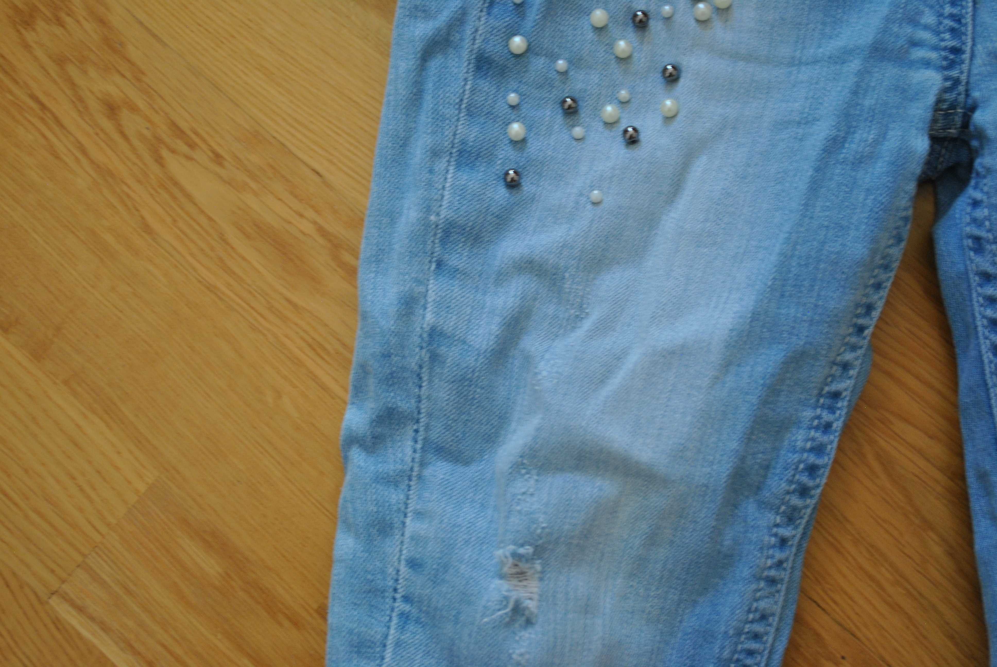 Spodnie jeansowe r. 116 Matalan