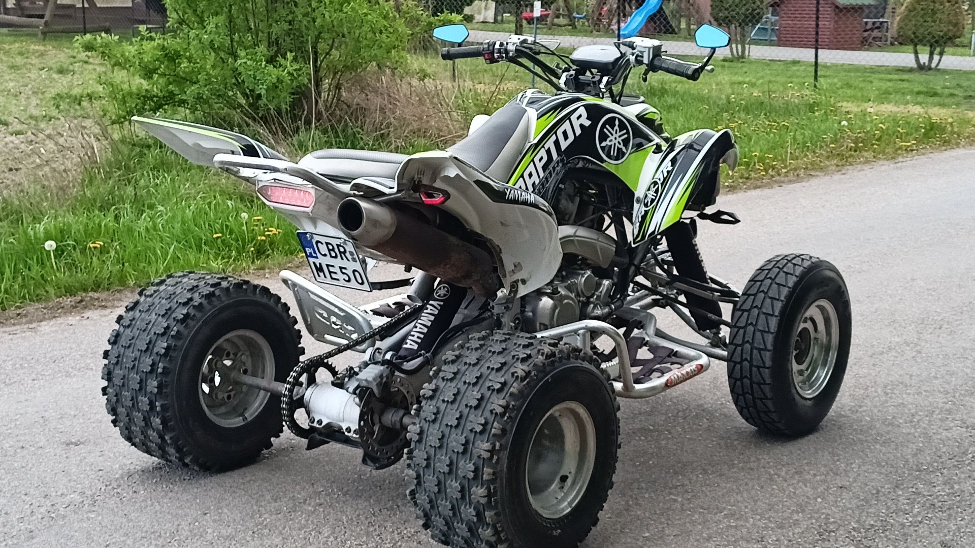 Quad Yamaha Raptor 700r zarejestrowany zamiana