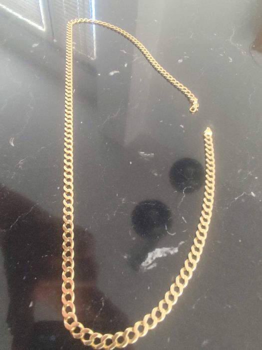 Łańcuch, łańcuszek ze zlota, złoto 585  14K pancerka