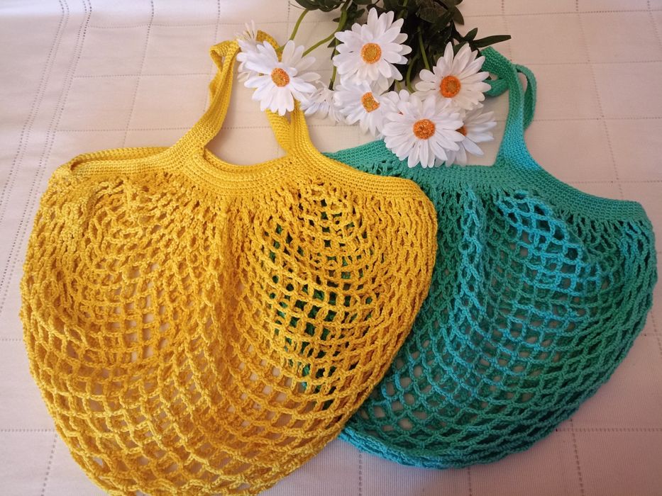 Siatka na zakupy tzw Paryżanka 100 % bawełna