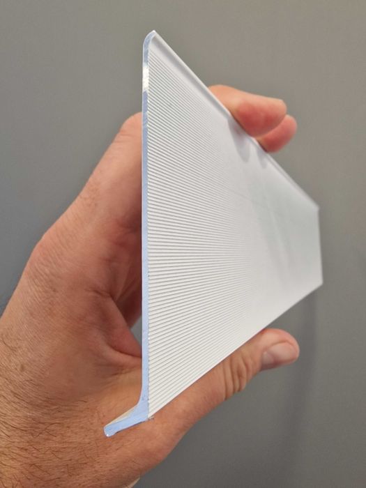 Плінтус алюмінієвий білий (залишки) 2шт