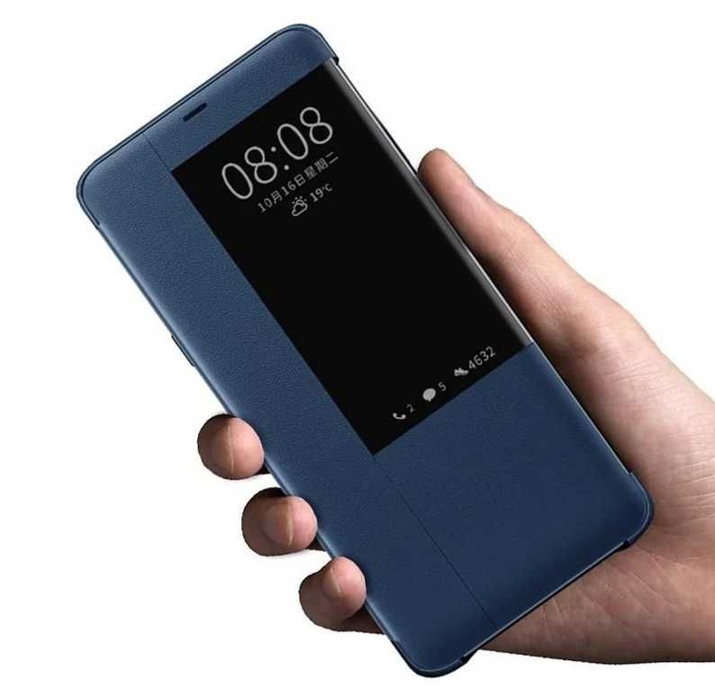 Oryginalne Etui Smart Cover Pokrowiec do Huawei Mate 20 niebieski