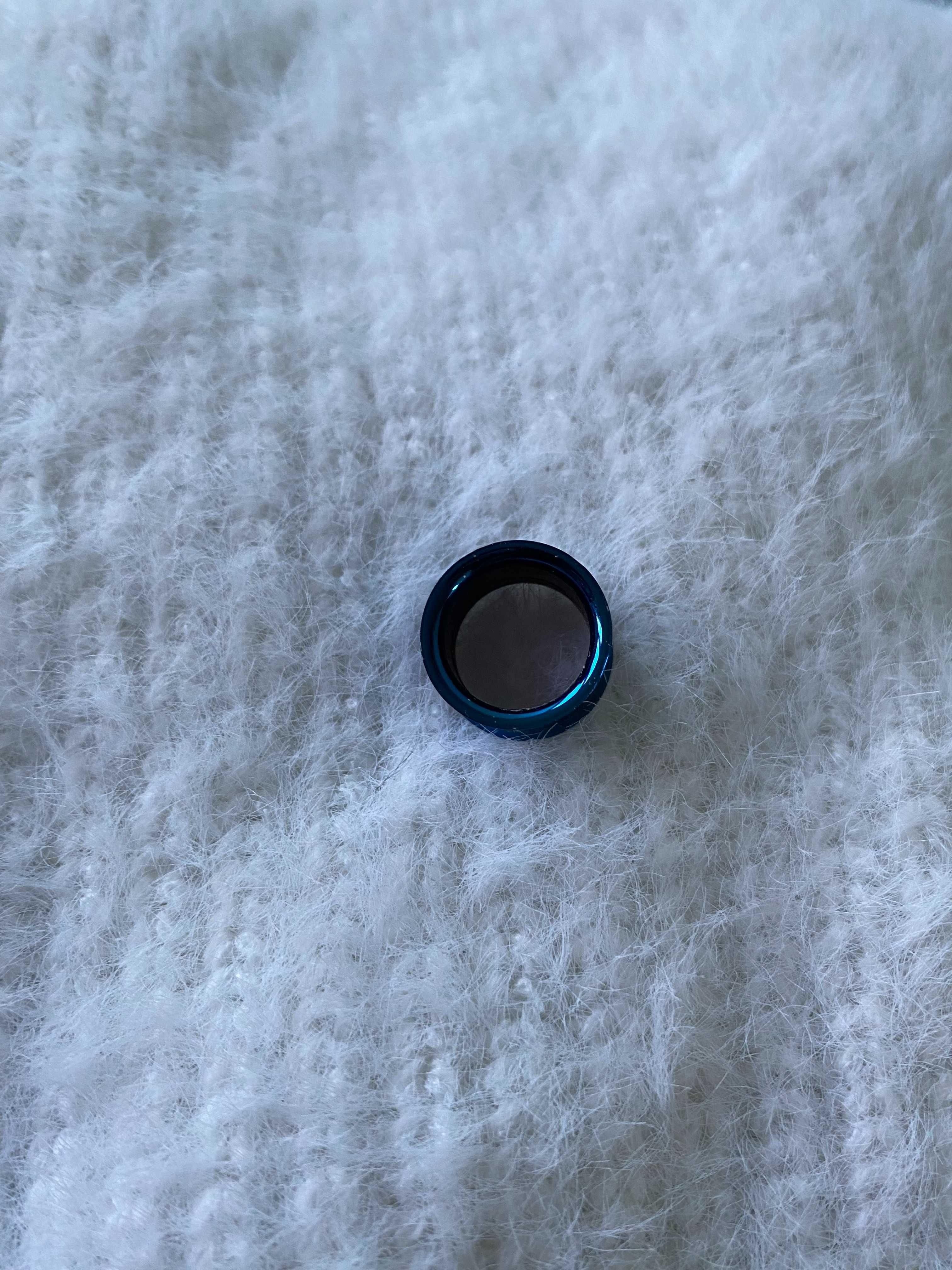 tunel plug 16 mm niebieski piercing kolczyk