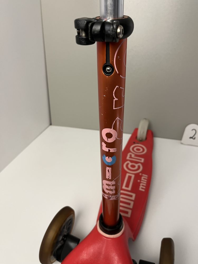 Hulajnoga trójkołowa mini micro czerwona (2)