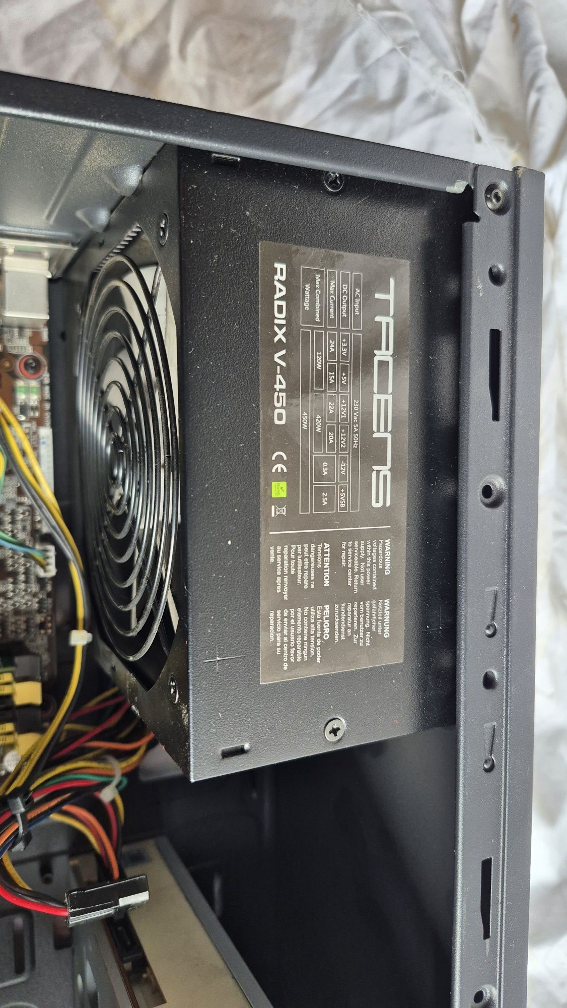 komputer Płyta główna ASUS B85M-G + i5-4430+ zasilacz  ram 4GB