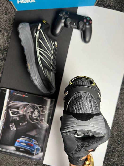 Чоловічі кросівки Hoka Mafate Speed 2 GTX  Black Grey  Gore-Tex чорні