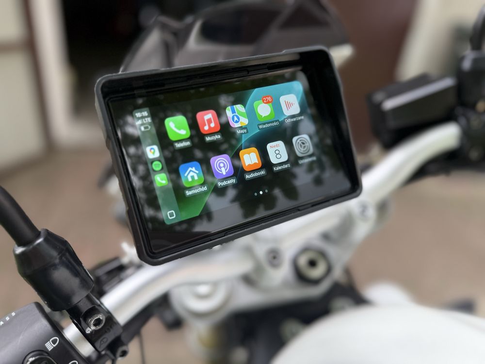 Ekran do motocykla/ nawigacja motocykl Carplay Android Auto