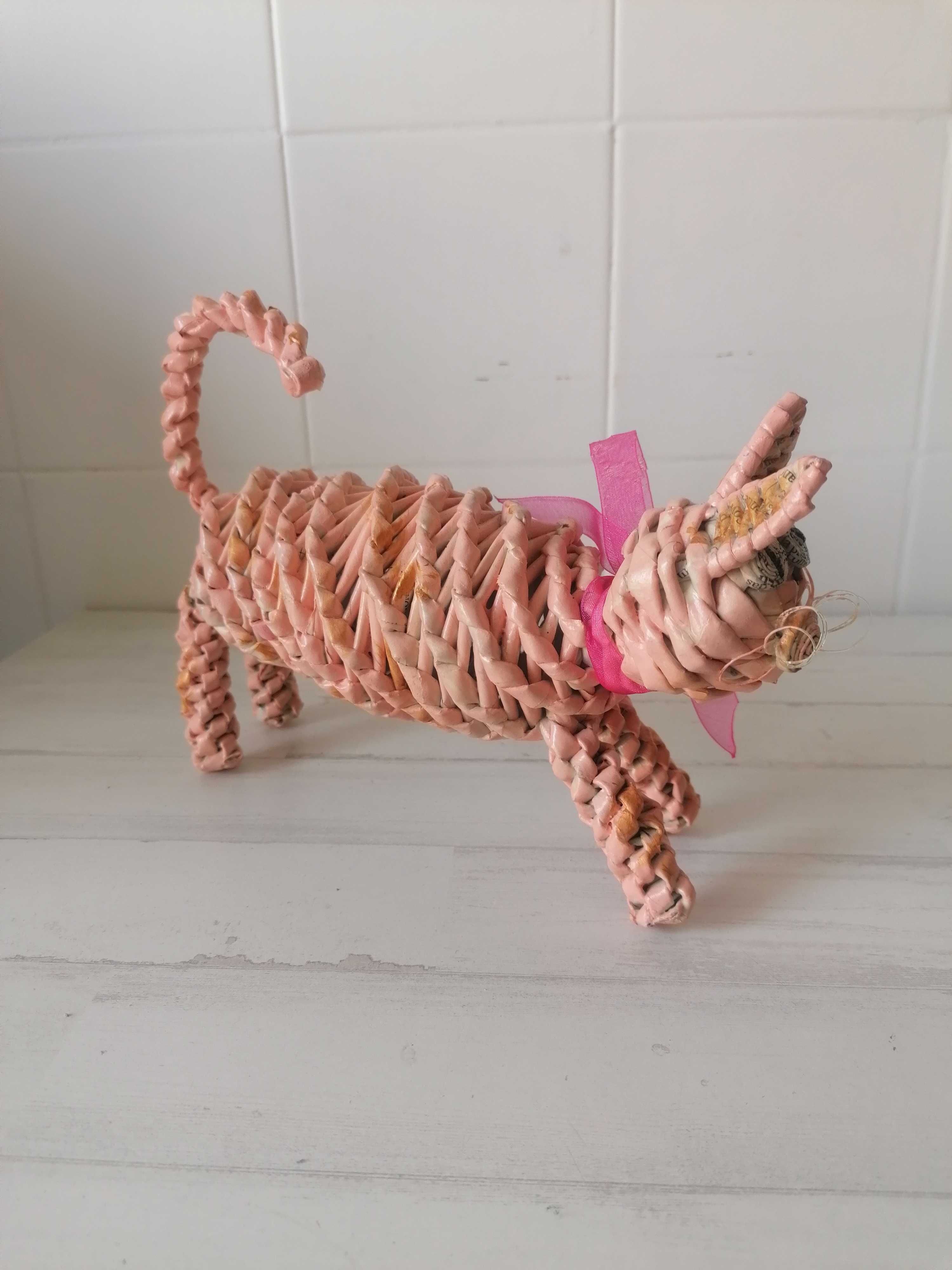 Gato Decorativo Secretária Brinquedo Cat