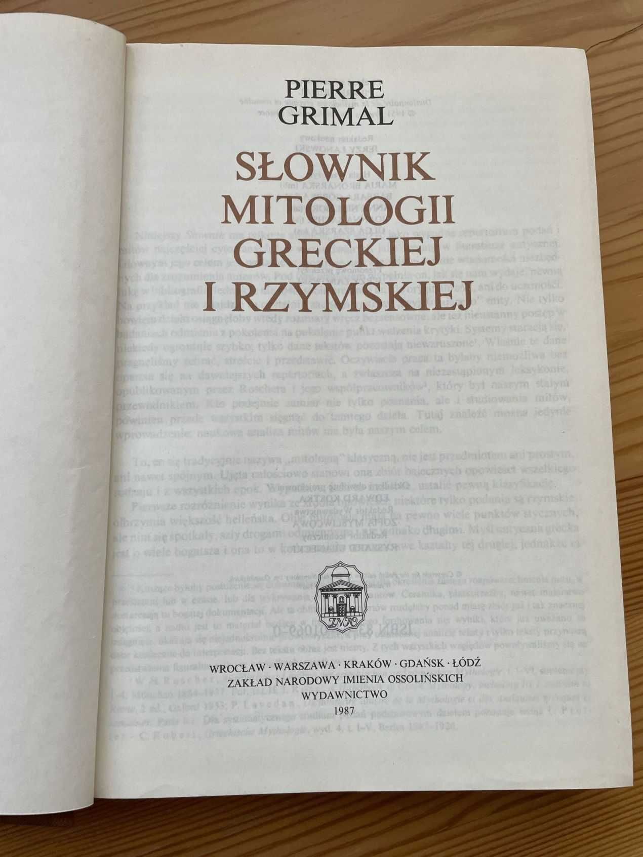Słownik mitologii greckiej i rzymskiej - Pierre Grimal