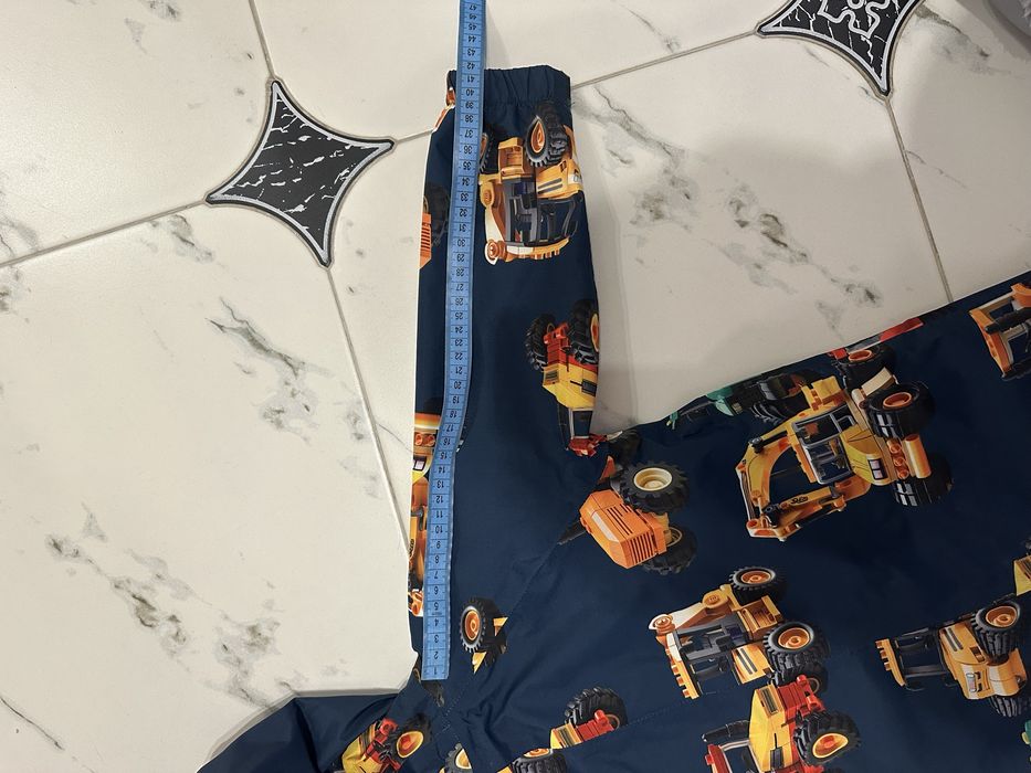 Дощовик хлопчачий 98 розмір / на флісі до пояса (трактор)