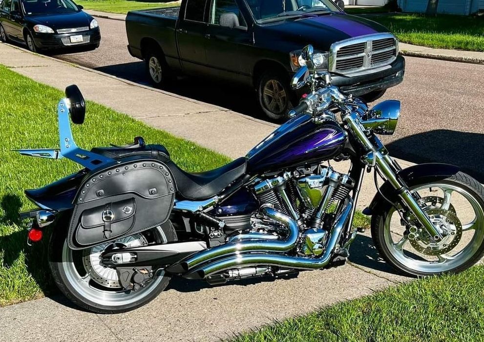 yamaha stryker xvs 1300 oparcie pasażera wysokie