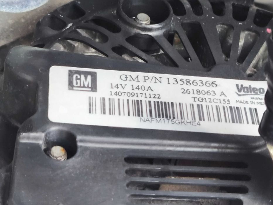 Alternator Opel Astra IV J 1.6 CDTI 110km LVM 14r 1358/6366 Siedlce