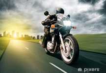 Obraz na płótnie motocyklisty dla fana