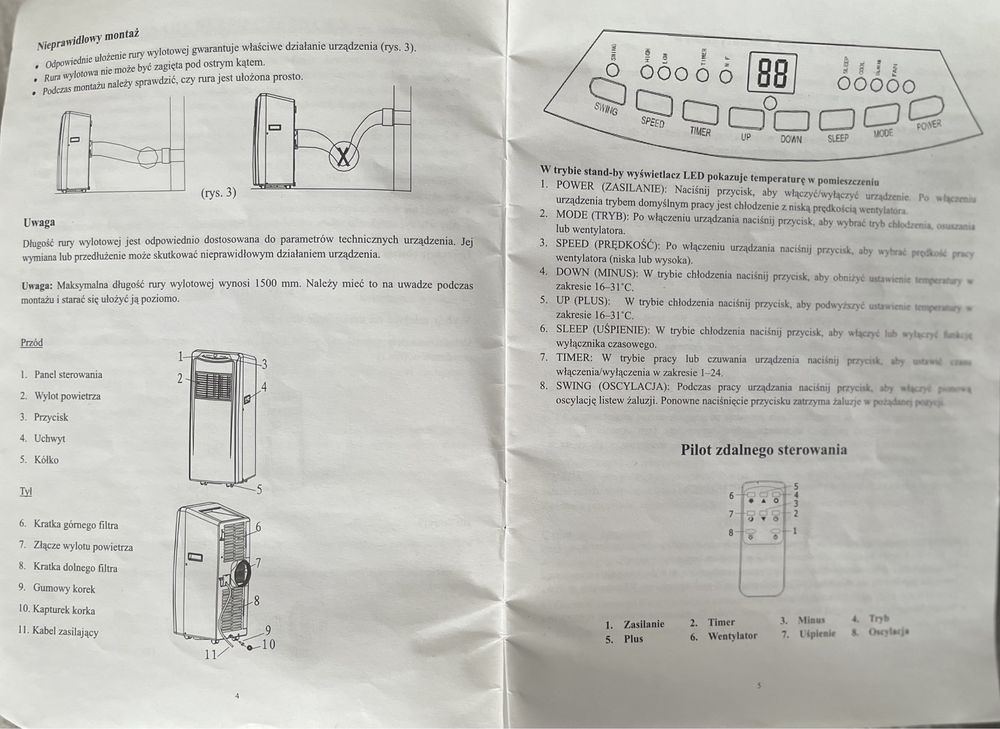 Klimatyzator przenośny Thomson