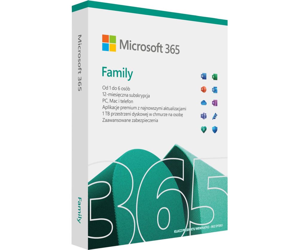 Microsoft 365 familly 7zl miesiecznie