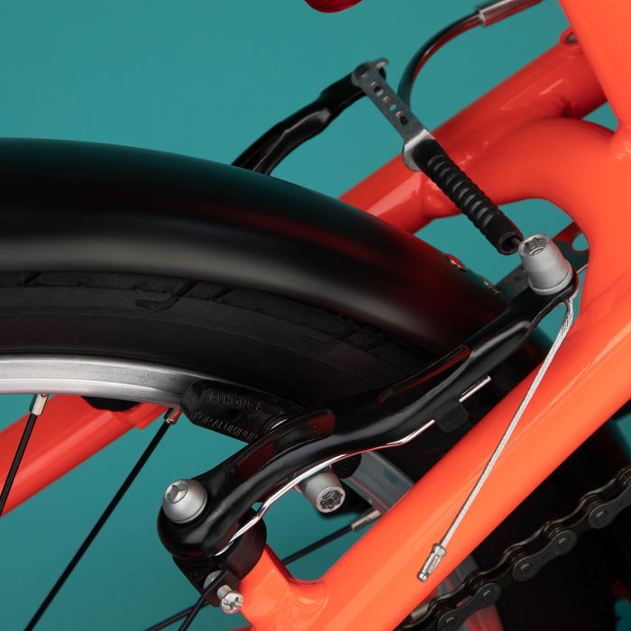 BICICLETA DOBRÁVEL TILT 500 LARANJA NÉON