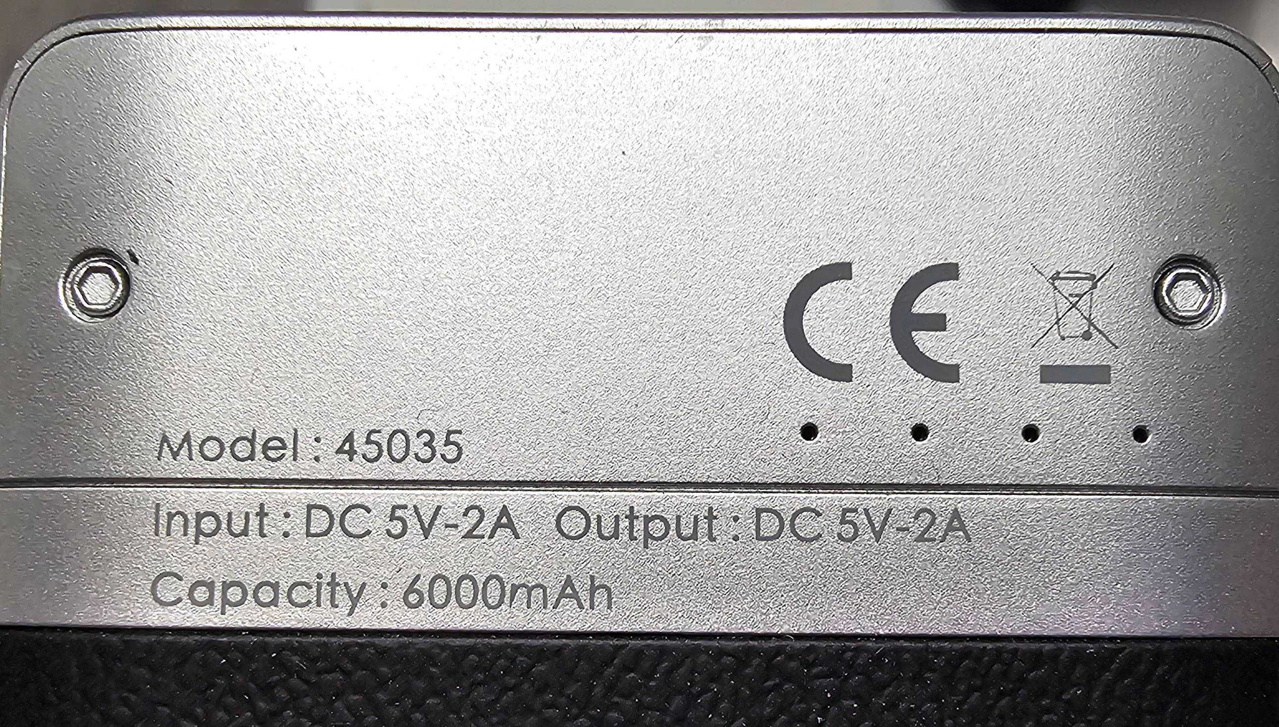 Powerbank 6000 mAh 5V